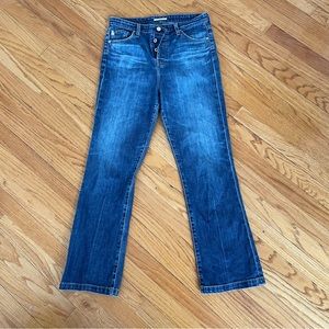 Alexa Chung for AG high rise crop jeans